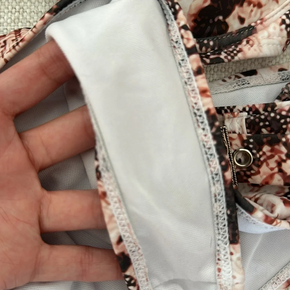 Two piece bikini snake print with belt - Picture 2 of 2